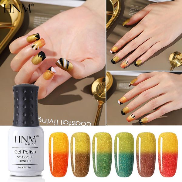 hnm 8ml gel nail polish soak off gold silver shimmer temperature change nail varnish primer uv led semi-permanent gel polish, Red;pink
hnm 8ml gel nail polish soak off gold silver shimmer temperature change nail varnish primer uv led semi-permanent gel polish, Red;pink