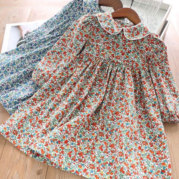 2019 autumn new girls dresses rural style kids full floral printed princess dress children doll lapel long sleeve pleated dress f8962, Red;yellow
2019 autumn new girls dresses rural style kids full floral printed princess dress children doll lapel long sleeve pleated dress f8962, Red;yellow