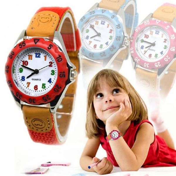 new cute quartz watch kids children's fabric strap student timer clock wrist watches for boys girls gifts montre enfant, Blue
new cute quartz watch kids children's fabric strap student timer clock wrist watches for boys girls gifts montre enfant, Blue