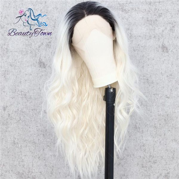 beautytown wavy black ombre blonde high temperature glueless dragqueen daily makeup wedding party synthetic front lace wig
beautytown wavy black ombre blonde high temperature glueless dragqueen daily makeup wedding party synthetic front lace wig