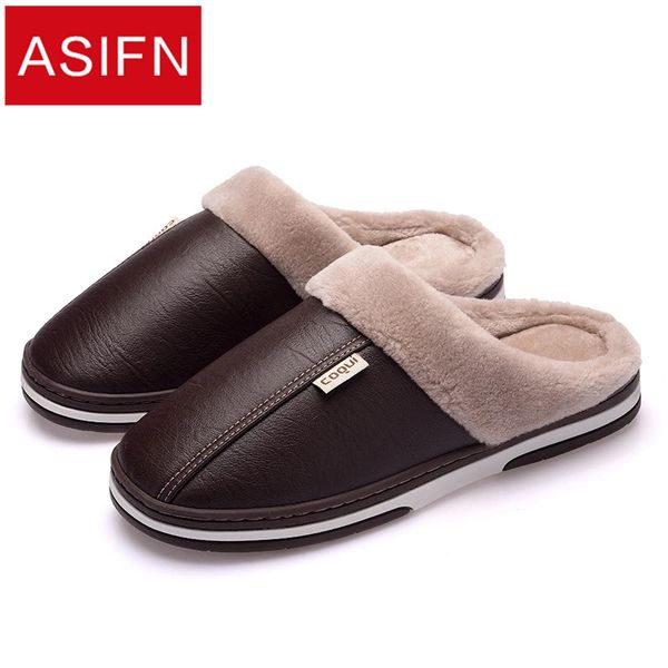 asifn men pu leather slippers winter fur korean version of non-slip waterproof ladies warm indoor and outdoor home couples shoes, Black
asifn men pu leather slippers winter fur korean version of non-slip waterproof ladies warm indoor and outdoor home couples shoes, Black