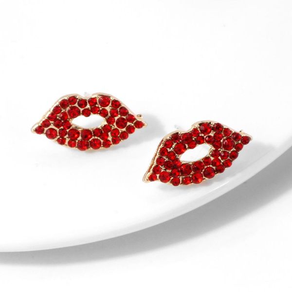vintage red lips crystal stud earrings for weomen girls wedding statement cubic zirconia cz elegant charm earrings brincos, Golden;silver
vintage red lips crystal stud earrings for weomen girls wedding statement cubic zirconia cz elegant charm earrings brincos, Golden;silver