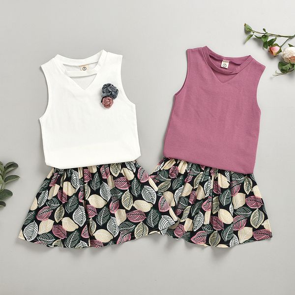 2020 girls' summer suit korean sleeveless two piece set foreign trade children's generation wholesale kids clothes floral, White
2020 girls' summer suit korean sleeveless two piece set foreign trade children's generation wholesale kids clothes floral, White