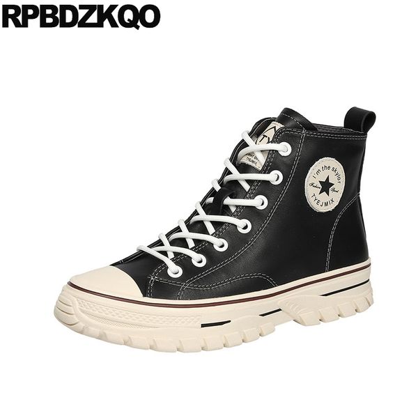 designer chinese women genuine leather platform shoes flat front lace up casual ankle boots autumn black round toe booties fall
designer chinese women genuine leather platform shoes flat front lace up casual ankle boots autumn black round toe booties fall