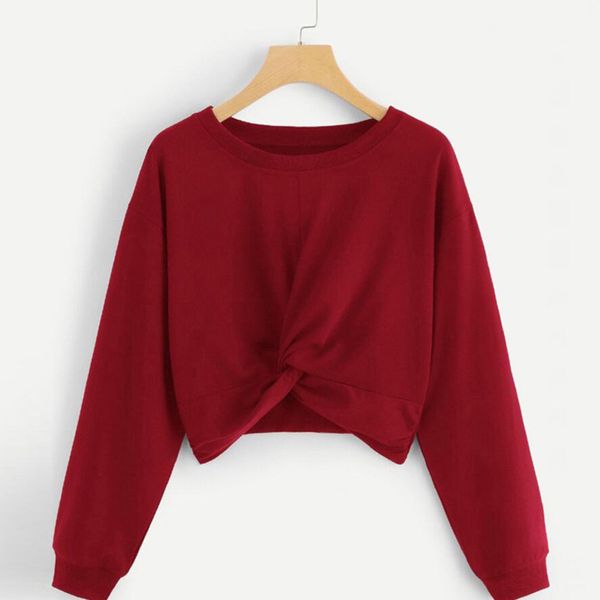 gaoke sweatshirts women's round collar pure color hatless autumn long sleeve solid casual sudadera mujer women's sweatshirt, Black
gaoke sweatshirts women's round collar pure color hatless autumn long sleeve solid casual sudadera mujer women's sweatshirt, Black