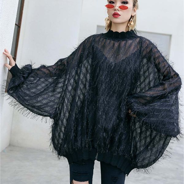 plus size women chiffon shirt 2020 autumn large size vintage tassel bottoming transparent bat shirt oversize blouses 4xl 5xl 6xl, White
plus size women chiffon shirt 2020 autumn large size vintage tassel bottoming transparent bat shirt oversize blouses 4xl 5xl 6xl, White
