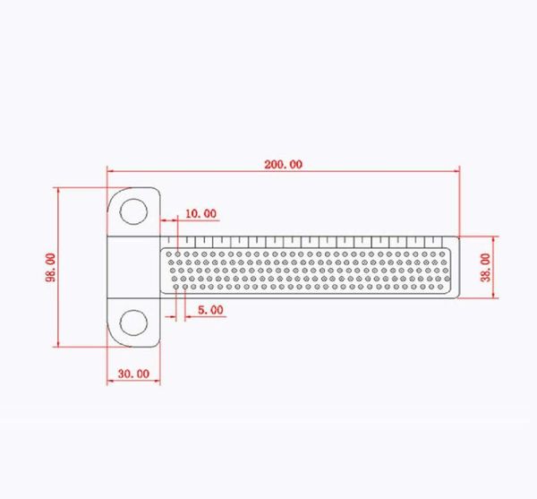 dishykooker t-160 ruler hole scribing gauge aluminum crossed feet woodworking crossed-out measuring tool
dishykooker t-160 ruler hole scribing gauge aluminum crossed feet woodworking crossed-out measuring tool