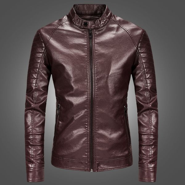 2019 foreign trade autumn new style jacket men casual leather coat korean-style slim fit trend youth pu leather jacket, Black
2019 foreign trade autumn new style jacket men casual leather coat korean-style slim fit trend youth pu leather jacket, Black