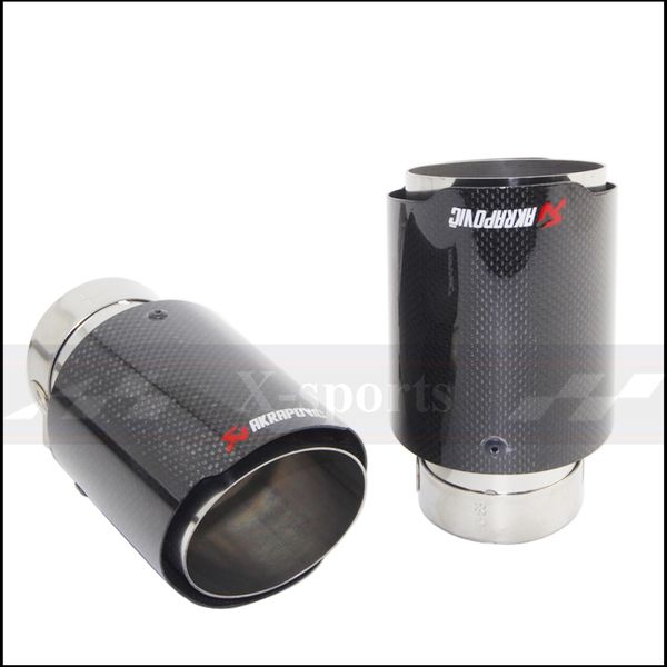 car styling akrapovic glossy carbon fiber muffler tip exhaust systems tail pipes stainless steel trim straight silver for w212
car styling akrapovic glossy carbon fiber muffler tip exhaust systems tail pipes stainless steel trim straight silver for w212