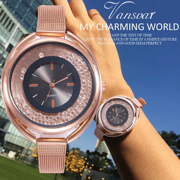 rose gold diamond dial wristwatch quartz women watch stainless band dpos 2018 new fashion ladies hand clock, Slivery;brown
rose gold diamond dial wristwatch quartz women watch stainless band dpos 2018 new fashion ladies hand clock, Slivery;brown