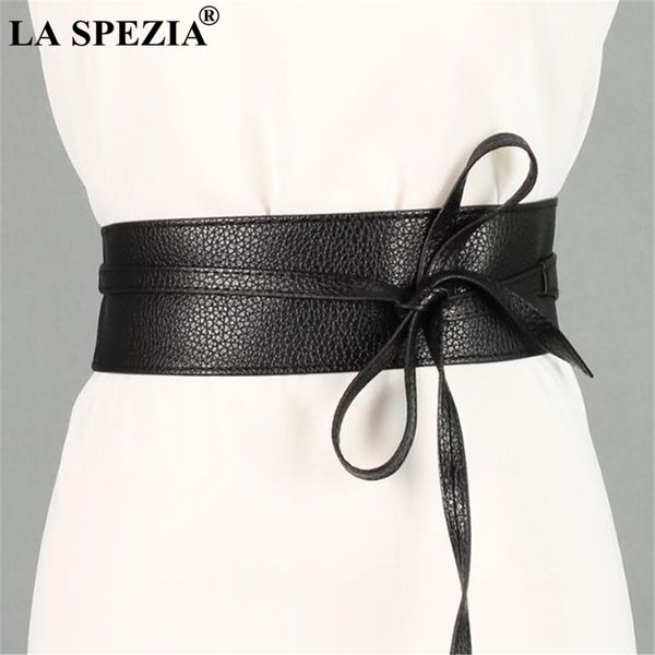 la spezia women belt black pu leather belt women soft leather wide ladies belts for dresses self tie wrap wedding female, Black;brown
la spezia women belt black pu leather belt women soft leather wide ladies belts for dresses self tie wrap wedding female, Black;brown