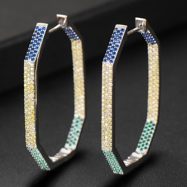 missvikki 6 colors big circle earring for noble women fashion earrings zircon cross bridal wedding earrings jewelry 2020, Silver
missvikki 6 colors big circle earring for noble women fashion earrings zircon cross bridal wedding earrings jewelry 2020, Silver