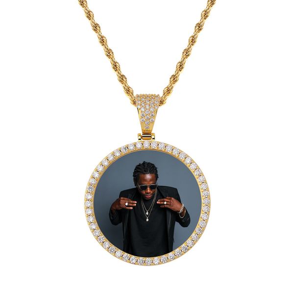 luxury zircon 18k gold rhodium plated hip hop pendant necklaces big size circle p customized men women designer necklace, Silver
luxury zircon 18k gold rhodium plated hip hop pendant necklaces big size circle p customized men women designer necklace, Silver
