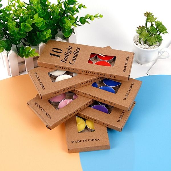 10 pcs package candle favors tealight candles colored candle kraft paper box diy candle valentine's day romantic love swing chart
10 pcs package candle favors tealight candles colored candle kraft paper box diy candle valentine's day romantic love swing chart