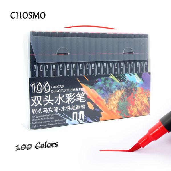 100 color dual tip brush pen felt tip pen art marker fine liner brush drawing painting watercolor for coloring manga
100 color dual tip brush pen felt tip pen art marker fine liner brush drawing painting watercolor for coloring manga