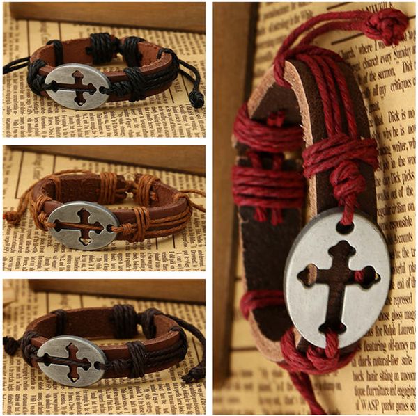 hollow cross explosion leather bracelet leather jewelry dhb424 id, identification jewelry bracelet, Black
hollow cross explosion leather bracelet leather jewelry dhb424 id, identification jewelry bracelet, Black