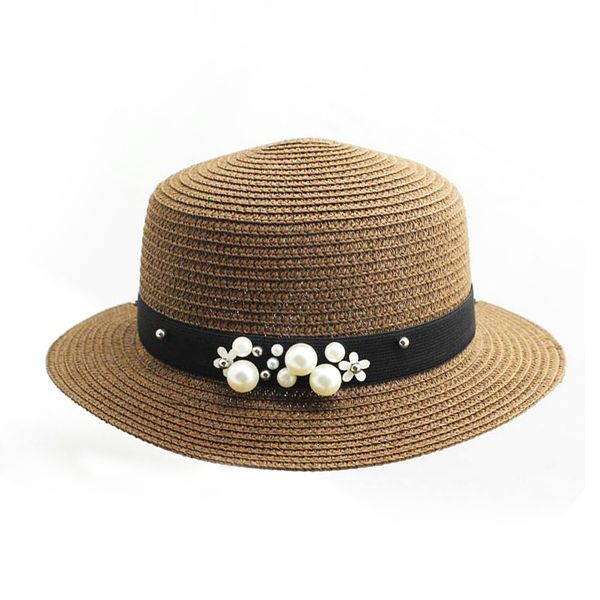 summer parent-child simplicity with pearls sun hat visor for women caps fashionable straw hat sea beach trip caps girl hat, Blue;gray
summer parent-child simplicity with pearls sun hat visor for women caps fashionable straw hat sea beach trip caps girl hat, Blue;gray