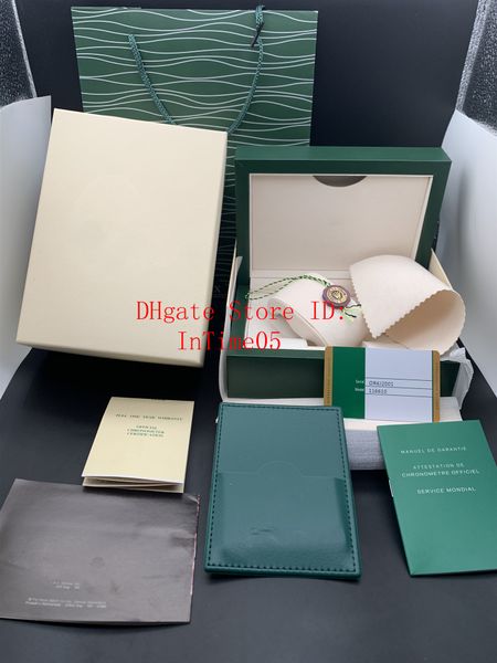 green watch box papers card purse gift wood boxes handbag for 116610 116660 watches case orologio di lusso, Black;blue
green watch box papers card purse gift wood boxes handbag for 116610 116660 watches case orologio di lusso, Black;blue