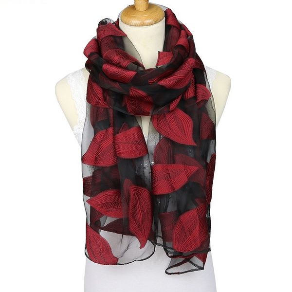 2018 fashion new embroidery organza floral scarves women cut flowers leaf scarf shawl ethnic casual leaves silk wrap, Blue;gray
2018 fashion new embroidery organza floral scarves women cut flowers leaf scarf shawl ethnic casual leaves silk wrap, Blue;gray