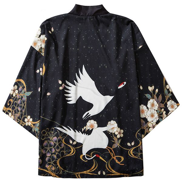 Januarysnow 2020 Streetwear Japanese Kimono Jacket Flying Crane Print Harajuku Hip Hop Men Jacket Japan Clothing Summer Thin Loose Kimono
Januarysnow 2020 Streetwear Japanese Kimono Jacket Flying Crane Print Harajuku Hip Hop Men Jacket Japan Clothing Summer Thin Loose Kimono