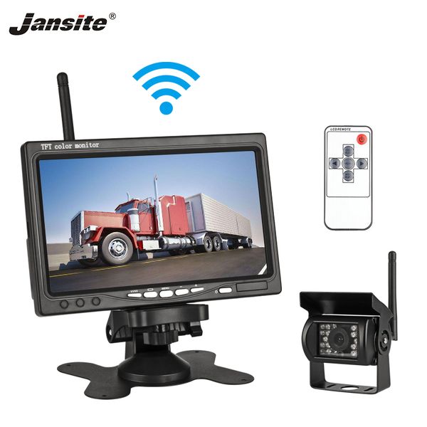 jansite 7" wireless car monitor tft lcd car rear view monitor parking rearview system for backup reverse cameras support auto tv
jansite 7" wireless car monitor tft lcd car rear view monitor parking rearview system for backup reverse cameras support auto tv