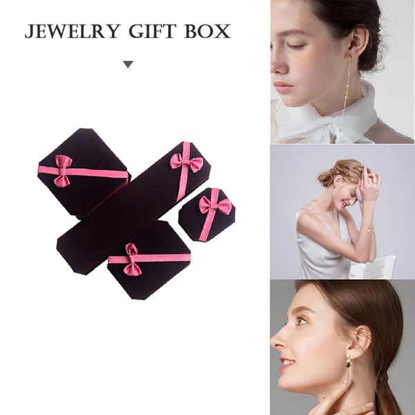 2019 4 style flannel jewelry box bracelet ring pack necklace pendant earrings storage case velveteen ribbon jewelry gift box, Pink;blue
2019 4 style flannel jewelry box bracelet ring pack necklace pendant earrings storage case velveteen ribbon jewelry gift box, Pink;blue