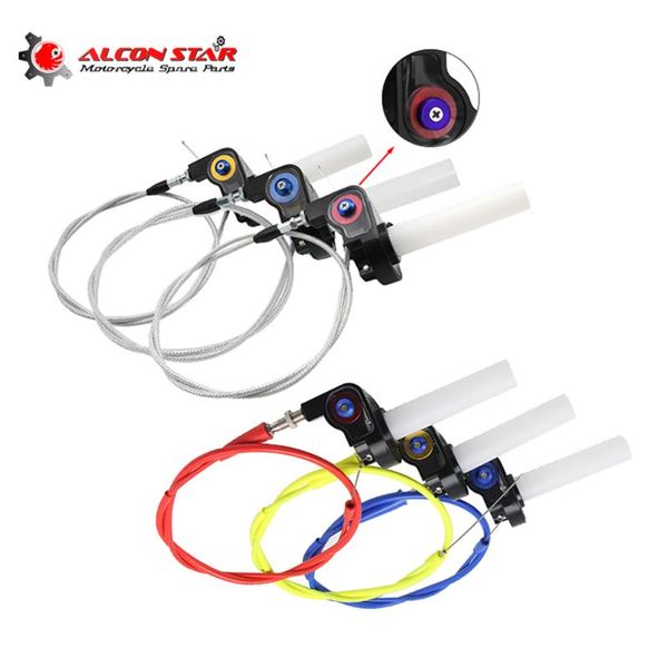 alconstar aluminum zs racing handle throttle grip hand grips crf quick twist gas throttle settle with cable
alconstar aluminum zs racing handle throttle grip hand grips crf quick twist gas throttle settle with cable