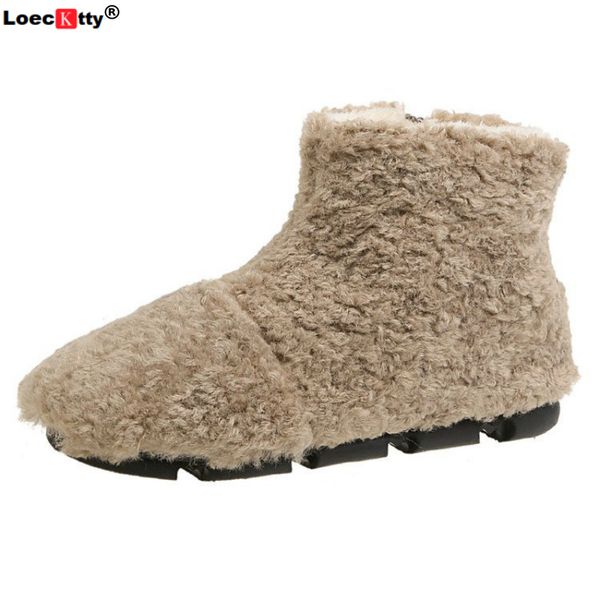 loecktty female new women's boots winter lamb wool cotton shoes thick soled warm snow women's boots cotton, Black
loecktty female new women's boots winter lamb wool cotton shoes thick soled warm snow women's boots cotton, Black