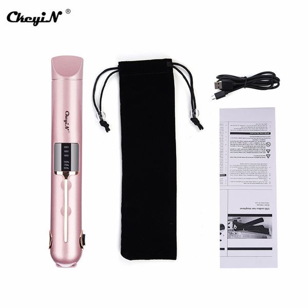 ckeyin led mini usb cordless heating hair straightener hair curler travel flat irons portable straightening hair large wave iron
ckeyin led mini usb cordless heating hair straightener hair curler travel flat irons portable straightening hair large wave iron