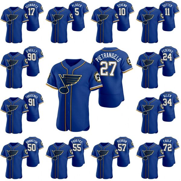 27 alex pietrangelo st. louis blues 2020 hockey x baseball crossover jerseys ryan o'reilly vladimir tarasenko binnington david perron s, Black;red
27 alex pietrangelo st. louis blues 2020 hockey x baseball crossover jerseys ryan o'reilly vladimir tarasenko binnington david perron s, Black;red