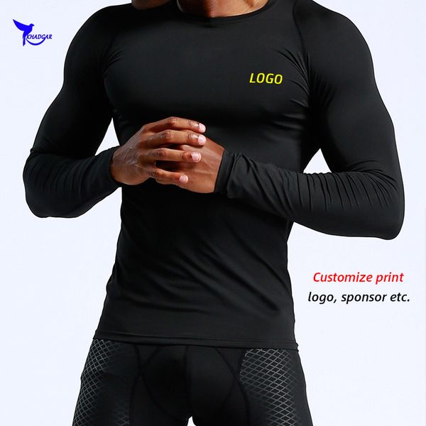 customize compression long sleeve t shirt men running sport gym fitness quick dry solid tee jogging training clothing, Black;blue
customize compression long sleeve t shirt men running sport gym fitness quick dry solid tee jogging training clothing, Black;blue
