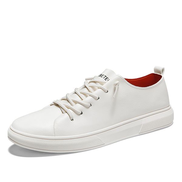 men shoes genuine leather casual shoes men 2019 new fashion sneakers, Black
men shoes genuine leather casual shoes men 2019 new fashion sneakers, Black