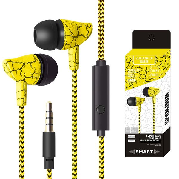 2021 crack braided earphones headset with mic wire stereo earphone in-ear volume control music headsets for android phone car earp
2021 crack braided earphones headset with mic wire stereo earphone in-ear volume control music headsets for android phone car earp