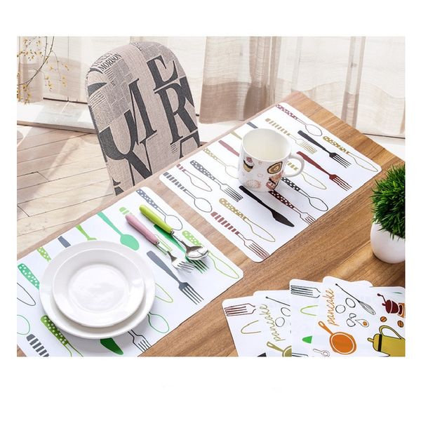 european waterproof table mat plastic heat pads creative printing placemat bowl mat pot pvc insulation ce2015/10
european waterproof table mat plastic heat pads creative printing placemat bowl mat pot pvc insulation ce2015/10