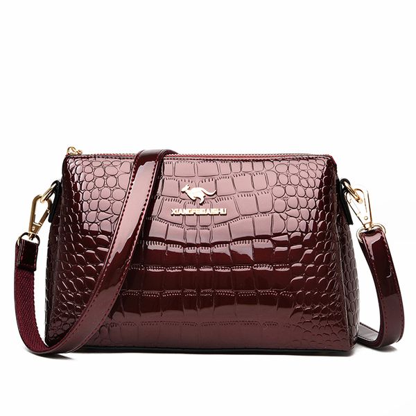 new women's bag high-quality leather shoulder bag female handbag fashion crocodile pattern ladies shoulder messenger handbag
new women's bag high-quality leather shoulder bag female handbag fashion crocodile pattern ladies shoulder messenger handbag