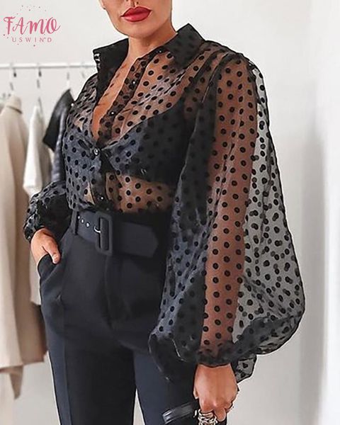 fashion trend womens summer sheer mesh puff sleeve see through blouse unique design club party clothes 2020, White
fashion trend womens summer sheer mesh puff sleeve see through blouse unique design club party clothes 2020, White