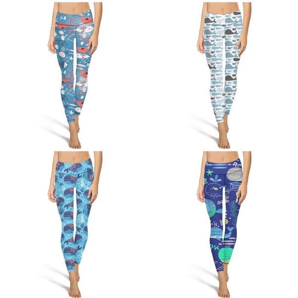 whales pattern vector image fashion women's design yoga pants large size casual four-way stretch suitable for fitness leggings seals an, Black
whales pattern vector image fashion women's design yoga pants large size casual four-way stretch suitable for fitness leggings seals an, Black