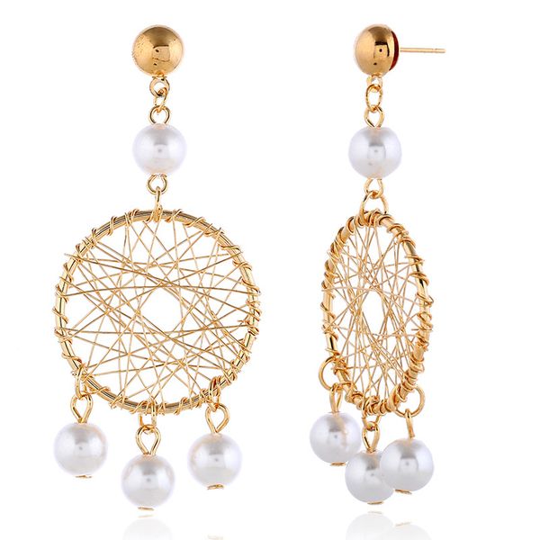 korean summer new pearl dreamnet fashion creative earrings individual trend female earrings, Golden
korean summer new pearl dreamnet fashion creative earrings individual trend female earrings, Golden