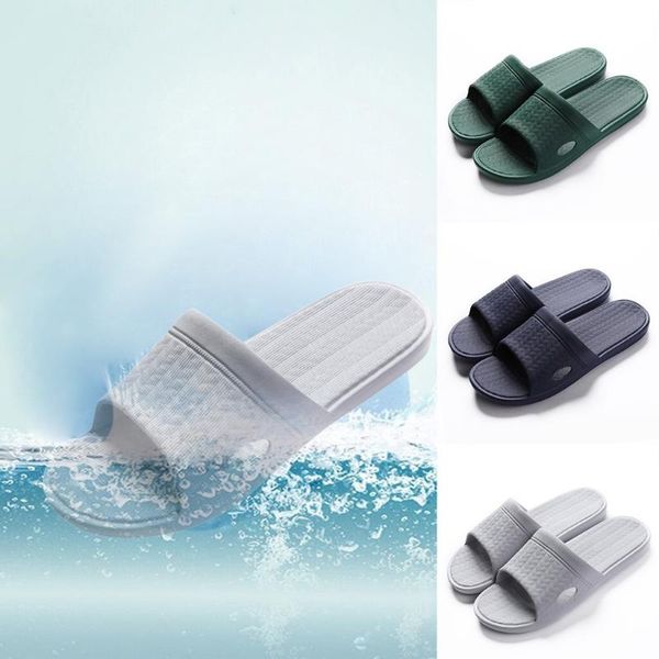 summer slippers simple men slides bathroom non-slip soft bottom solid sandals male flip flops shoes woman zapatos de hombre 4.22, Black
summer slippers simple men slides bathroom non-slip soft bottom solid sandals male flip flops shoes woman zapatos de hombre 4.22, Black