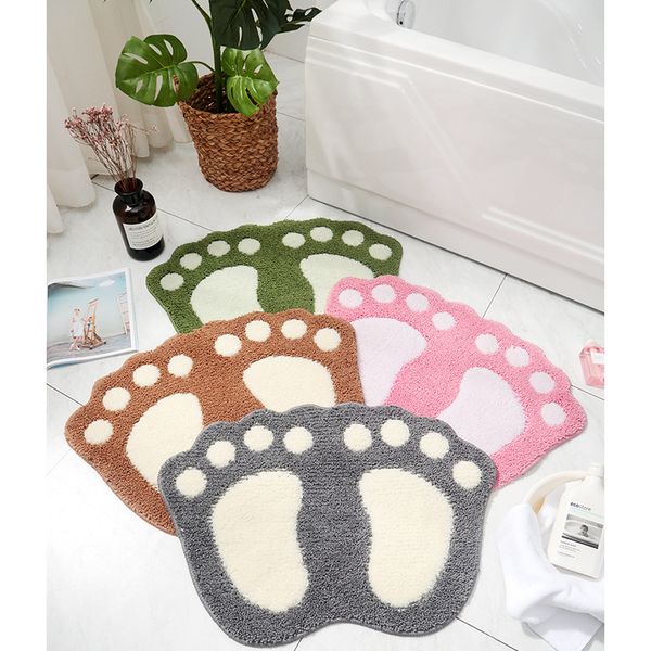 cute flocking big feet home entrance carpet mats bathroom toilet door anti-slip pad
cute flocking big feet home entrance carpet mats bathroom toilet door anti-slip pad