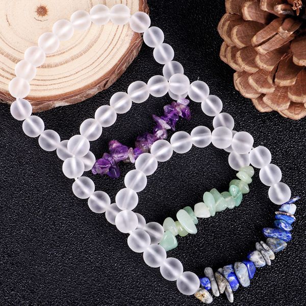 wholesale irregular natural gem stone bracelet stretch chip beads rose crystal quartz bracelets bangles for women 20pcs lot, Black
wholesale irregular natural gem stone bracelet stretch chip beads rose crystal quartz bracelets bangles for women 20pcs lot, Black
