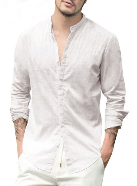 summer fashion for men autumn long sleeve shirts loose blouses casual linen soft v-neck solid color shirts clothes, White;black
summer fashion for men autumn long sleeve shirts loose blouses casual linen soft v-neck solid color shirts clothes, White;black