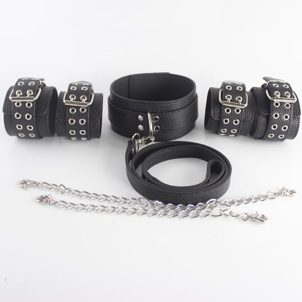 leather double 1set dog & sm handcuffs collar neck restraints with ankle chain leash wrist bondage needle toys anvwl
leather double 1set dog & sm handcuffs collar neck restraints with ankle chain leash wrist bondage needle toys anvwl