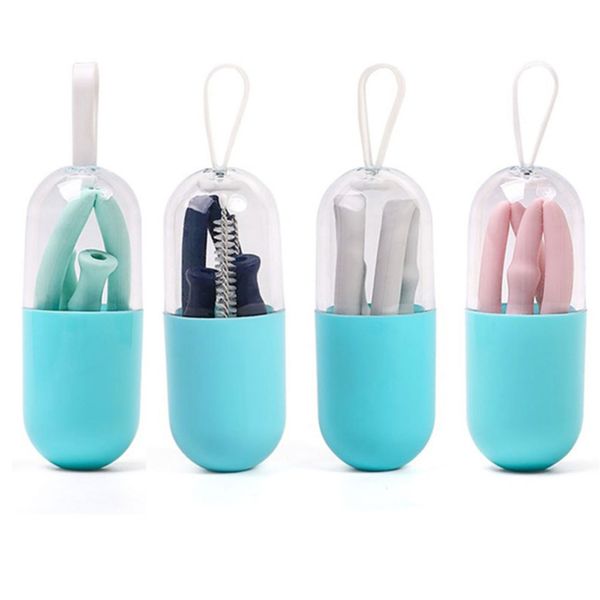 portable silicone folding drinking straw collapsible straw reusable carrying case cleaning brush home party straws bpa b2
portable silicone folding drinking straw collapsible straw reusable carrying case cleaning brush home party straws bpa b2