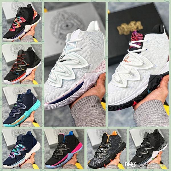 nky05a kyrie five 5 zoom black magic sky star mens outdoor shoes 5s men rainbow black white light weight breathable sports sneakers us 7-12
nky05a kyrie five 5 zoom black magic sky star mens outdoor shoes 5s men rainbow black white light weight breathable sports sneakers us 7-12