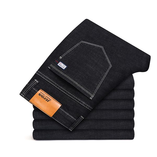 classic style men's business fashion jeans autumn winter new black blue thick straight stretch denim trousers male brand
classic style men's business fashion jeans autumn winter new black blue thick straight stretch denim trousers male brand