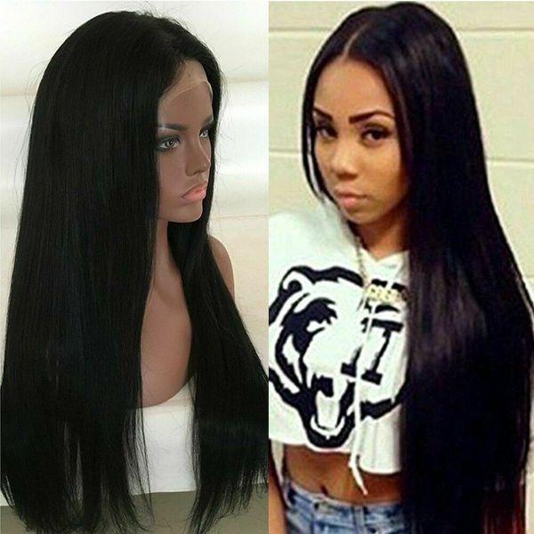 straight with baby hair 13x4 indian remy human hair lace front wigs 180% lace front human hair wigs, Black;brown
straight with baby hair 13x4 indian remy human hair lace front wigs 180% lace front human hair wigs, Black;brown