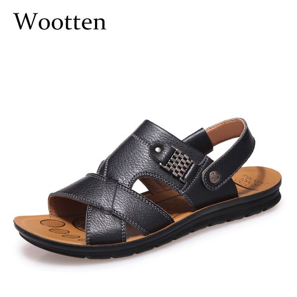 2019 summer plus size sandals men genuine leather outdoor fashion roman light comfortable gladiator beach sandals #623, Black
2019 summer plus size sandals men genuine leather outdoor fashion roman light comfortable gladiator beach sandals #623, Black