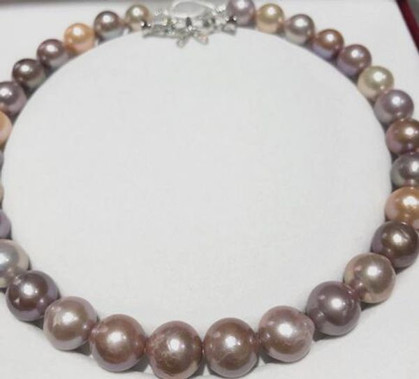 nuevo lujo natural 13-15mm multicolor barroco edison cultivadas de agua dulce nuclear perla collar hermoso bowknot es cierre 18", Silver
nuevo lujo natural 13-15mm multicolor barroco edison cultivadas de agua dulce nuclear perla collar hermoso bowknot es cierre 18", Silver