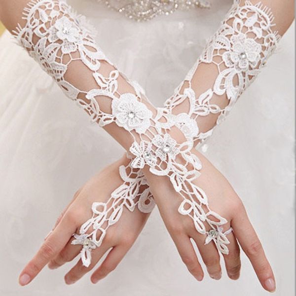 1 pair white indoor decoration prom gloves lace flower rhinestones fingerless gloves beautiful party, Blue;gray
1 pair white indoor decoration prom gloves lace flower rhinestones fingerless gloves beautiful party, Blue;gray